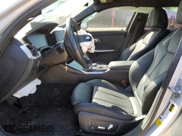 2020 BMW 3 Series 330i with VIN WBA5R1C02LFH39000, listed as a Copart auction lot 46874295 with Not provided miles and Salvage title. Bid and sale history available at DreamBid. Image 7.