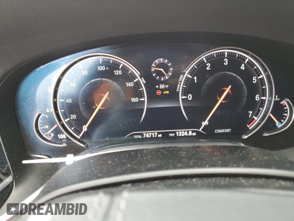 2019 BMW 7 Series 740i with VIN WBA7E2C57KB217455, listed as a Copart auction lot 69580773 with 74,717 mi miles and . Bid and sale history available at DreamBid. Image 9.