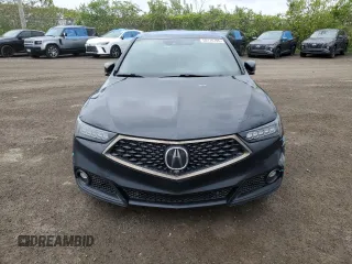 2018 Acura TLX Advance with VIN 19UUB3F82JA800564, listed as a Copart auction lot 58176705 with Not provided miles and Salvage title. Bid and sale history available at DreamBid. Image 5.