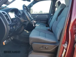 2021 Ram 1500 Lone Star with VIN 1C6RREFT8MN750399, listed as a Copart auction lot 55567365 with 56,367 mi miles and Salvage title. Bid and sale history available at DreamBid. Image 7.