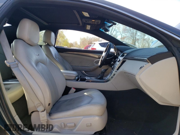 2013 Cadillac CTS Coupe Performance with VIN 1G6DL1E32D0123731, listed as a Copart auction lot 53700945 with 128,733 mi miles and Salvage Title. Bid and sale history available at carsss.com. Image 7.