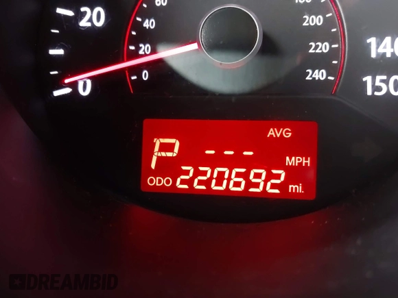 2012 Kia Sorento EX with VIN 5XYKUDA2XCG301636, listed as a IAAI auction lot 41619793 with 220,692 mi miles. Bid and sale history available at carsss.com. Image 15.