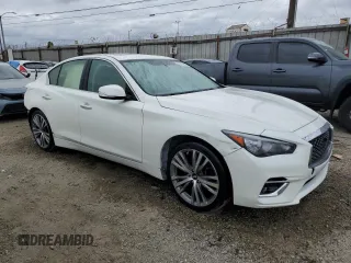 2018 Infiniti Q50 Sport z VIN JN1EV7AP9JM362031, wystawiony jako Copart lot #53579505 z przebiegiem 57 217 mil mil oraz Szkoda całkowita • Salvage title. Historia ofert i sprzedaży dostępna na DreamBid. Obrazek 4.