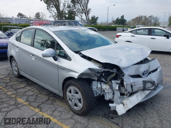 2010 Toyota Prius II with VIN JTDKN3DU7A0230967, listed as a IAAI auction lot 41896710 with 103,451 mi miles. Bid and sale history available at carsss.com. Image 1.