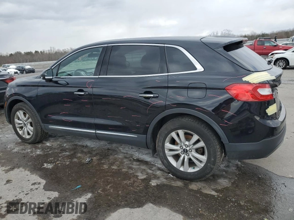 2017 Lincoln MKX Premiere with VIN 2LMPJ6JR4HBL34845, listed as a Copart auction lot 45963755 with 52,646 mi miles and Salvage Title. Bid and sale history available at carsss.com. Image 2.