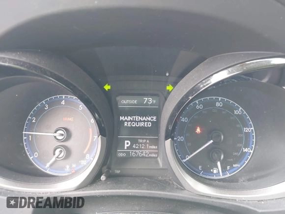 2014 Toyota Corolla L with VIN 5YFBURHE6EP026648, listed as a IAAI auction lot 41894683 with 167,642 mi miles and . Bid and sale history available at DreamBid. Image 7.