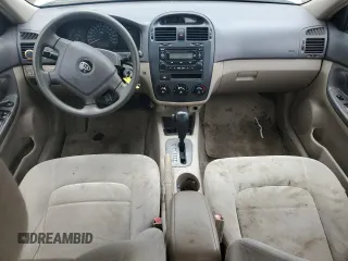 2006 Kia Spectra EX with VIN KNAFE121065291096, listed as a Copart auction lot 65343624 with 223,487 mi miles and Clean Title. Bid and sale history available at carsss.com. Image 8.