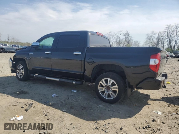 2017 Toyota Tundra Platinum z VIN 5TFAY5F18HX652085, wystawiony jako Copart lot #50601245 z przebiegiem 67 670 mil mil oraz Szkoda całkowita • Salvage title. Historia ofert i sprzedaży dostępna na DreamBid. Obrazek 2.