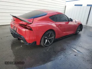 2020 Toyota GR Supra 3.0 with VIN WZ1DB4C09LW025142, listed as a Copart auction lot 44214385 with 58,178 mi miles and Clean Title. Bid and sale history available at carsss.com. Image 3.