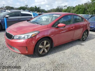 2018 Kia Forte LX with VIN 3KPFL4A77JE257640, listed as a Copart auction lot 51659405 with 132,295 mi miles and Clean Title. Bid and sale history available at carsss.com. Image 1.