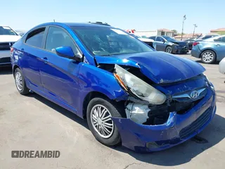 2014 Hyundai Accent GLS with VIN KMHCT4AE0EU655857, listed as a IAAI auction lot 41987827 with 172,535 mi miles. Bid and sale history available at carsss.com. Image 6.