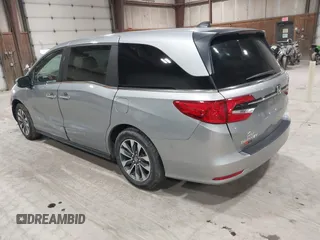 2024 Honda Odyssey EX-L with VIN 5FNRL6H68RB058253, listed as a IAAI auction lot 41721587 with 22,522 mi miles and . Bid and sale history available at DreamBid. Image 3.
