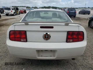 2005 Ford Mustang Deluxe with VIN 1ZVFT80N055206227, listed as a Copart auction lot 54861085 with 235,462 mi miles and Salvage Title. Bid and sale history available at carsss.com. Image 6.