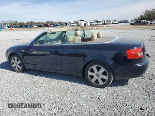 2004 Audi A4 1.8T with VIN WAUAC48H14K007141, listed as a Copart auction lot 89247185 with 122,255 mi miles and Salvage Title. Bid and sale history available at carsss.com. Image 2.