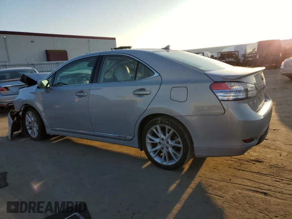 2010 Lexus HS 250h with VIN JTHBB1BA4A2009884, listed as a Copart auction lot 86128694 with Not Provided miles and Salvage Title. Bid and sale history available at DreamBid. Image 2.