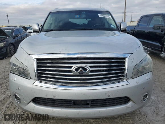 2014 Infiniti QX80 with VIN JN8AZ2NF8E9555594, listed as a Copart auction lot 40000354 with 140,479 mi miles and Salvage title. Bid and sale history available at DreamBid. Image 5.