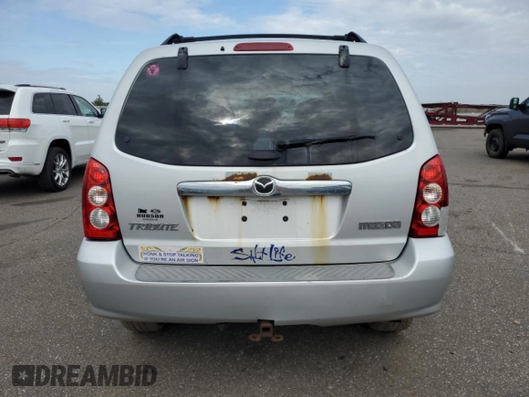 2005 Mazda Tribute S with VIN 4F2CZ96175KM40090, listed as a Copart auction lot 55212475 with 257,578 mi miles and Clean Title. Bid and sale history available at carsss.com. Image 6.