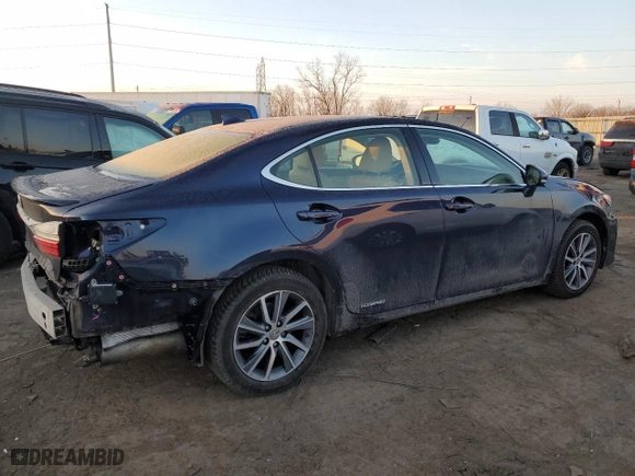 2016 Lexus ES 300h Hybrid with VIN JTHBW1GG8G2123199, listed as a Copart auction lot 47843495 with 105,034 mi miles and Clean Title. Bid and sale history available at carsss.com. Image 3.