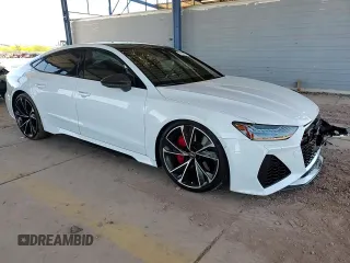 2022 Audi RS 7 z VIN WUAPCBF27NN902149, wystawiony jako Copart lot #54994225 z przebiegiem 12 848 mil mil oraz Szkoda całkowita • Salvage title. Historia ofert i sprzedaży dostępna na DreamBid. Obrazek 13.