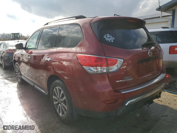2013 Nissan Pathfinder S with VIN 5N1AR2MN2DC654106, listed as a Copart auction lot 84471784 with 108,151 mi miles and Salvage Title. Bid and sale history available at carsss.com. Image 2.
