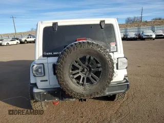 2021 Jeep Wrangler Unlimited Rubicon with VIN 1C4JJXFM2MW520188, listed as a Copart auction lot 86920344 with 91,861 mi miles and Salvage Title. Bid and sale history available at carsss.com. Image 6.