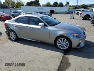 2016 Lexus IS 200t with VIN JTHBA1D20G5038041, listed as a Copart auction lot 52148465 with 97,981 mi miles and Salvage Title. Bid and sale history available at DreamBid. Image 4.