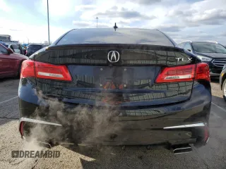 2019 Acura TLX Advance with VIN 19UUB2F89KA006687, listed as a Copart auction lot 82610554 with 41,345 mi miles and Salvage title. Bid and sale history available at DreamBid. Image 6.