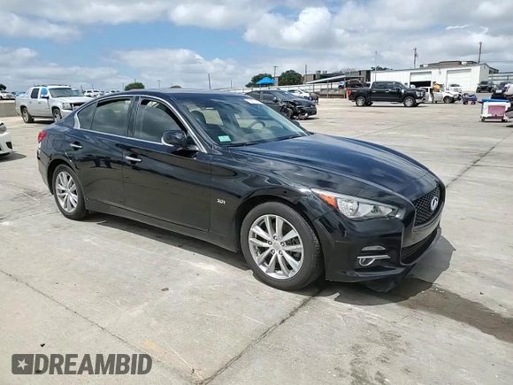 2017 Infiniti Q50 Premium with VIN JN1EV7AR2HM836459, listed as a Copart auction lot 62679735 with 91,161 mi miles and Salvage title. Bid and sale history available at DreamBid. Image 14.