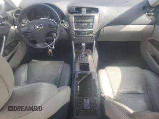 2010 Lexus IS 250 with VIN JTHCF5C21A5041066, listed as a Copart auction lot 57221695 with 256,419 mi miles and Salvage title. Bid and sale history available at DreamBid. Image 8.