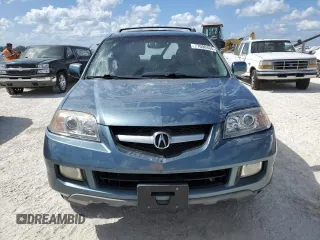 2005 Acura MDX Touring with VIN 2HNYD18695H552874, listed as a Copart auction lot 77090404 with 0 mi miles and Salvage Title. Bid and sale history available at carsss.com. Image 5.