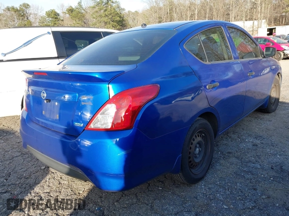 2016 Nissan Versa SV with VIN 3N1CN7AP9GL851846, listed as a IAAI auction lot 41594776 with 196,435 mi miles. Bid and sale history available at carsss.com. Image 4.