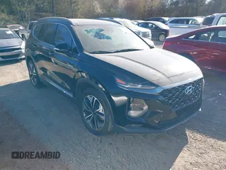 2019 Hyundai Santa Fe Ultimate with VIN 5NMS53AA8KH062025, listed as a IAAI auction lot 41707732 with 84,280 mi miles. Bid and sale history available at carsss.com. Image 1.