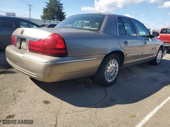2003 Mercury Grand Marquis GS Convenience with VIN 2MEFM74WX3X707679, listed as a Copart auction lot 73963754 with 75,143 mi miles and Salvage Title. Bid and sale history available at carsss.com. Image 3.