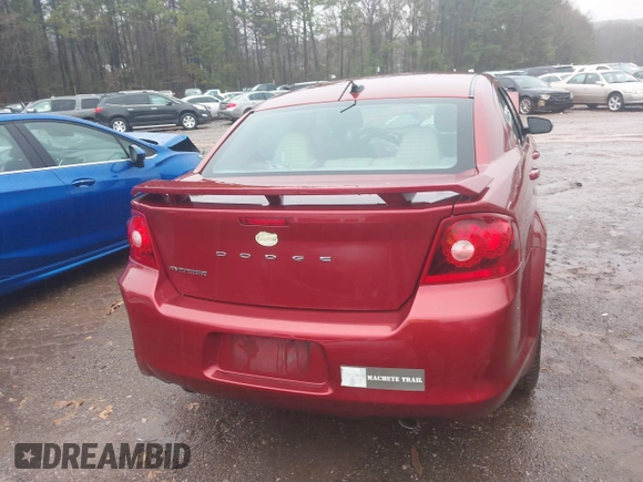 2014 Dodge Avenger SE with VIN 1C3CDZAG3EN218899, listed as a IAAI auction lot 41569599 with 158,474 mi miles. Bid and sale history available at carsss.com. Image 15.
