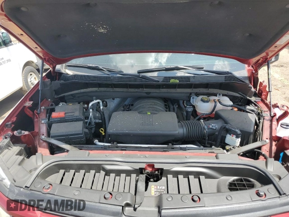 2023 Chevrolet Silverado 1500 RST with VIN 1GCUDEEL9PZ165492, listed as a Copart auction lot 67357414 with 7,764 mi miles and Salvage Title. Bid and sale history available at DreamBid. Image 12.