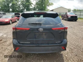 2020 Toyota Highlander LE with VIN 5TDBZRBH8LS033318, listed as a Copart auction lot 62912405 with 69,525 mi miles and Salvage title. Bid and sale history available at DreamBid. Image 6.