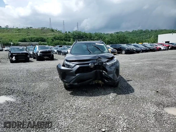 2023 Toyota RAV4 XLE with VIN 2T3P1RFV4PC370443, listed as a Copart auction lot 59790555 with 16,105 mi miles and Salvage title. Bid and sale history available at DreamBid. Image 14.