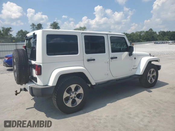 2016 Jeep Wrangler Unlimited Sahara with VIN 1C4BJWEG6GL182794, listed as a Copart auction lot 57880725 with 127,752 mi miles and Salvage title. Bid and sale history available at DreamBid. Image 3.
