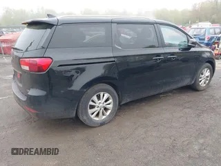 2016 Kia Sedona LX with VIN KNDMB5C1XG6171343, listed as a IAAI auction lot 42183042 with 87,740 mi miles. Bid and sale history available at carsss.com. Image 4.