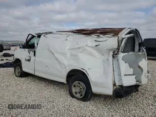 2008 Chevrolet Express Cargo Van with VIN 1GCGG25C881138805, listed as a Copart auction lot 46987615 with 0 mi miles and Non Repairable. Bid and sale history available at carsss.com. Image 2.