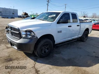 2017 Ram 1500 Tradesman z VIN 1C6RR6FGXHS639210, wystawiony jako Copart lot #47078965 z przebiegiem 184 894 mil mil oraz Czysty tytuł • Clean title. Historia ofert i sprzedaży dostępna na DreamBid. Obrazek 1.