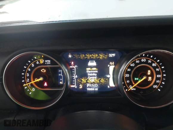 2020 Jeep Gladiator Overland with VIN 1C6HJTFG7LL139896, listed as a IAAI auction lot 41347570 with 98,484 mi miles and . Bid and sale history available at DreamBid. Image 7.