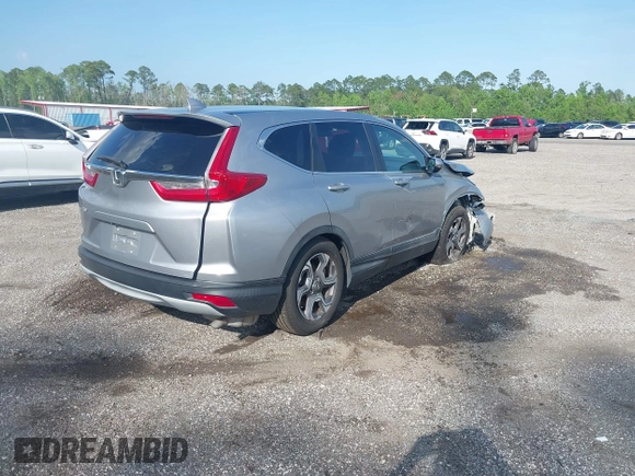 2017 Honda CR-V EX with VIN 7FARW1H57HE044719, listed as a IAAI auction lot 41028583 with 109,885 mi miles. Bid and sale history available at carsss.com. Image 4.
