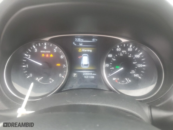 2015 Nissan Rogue S with VIN 5N1AT2MT7FC834345, listed as a Copart auction lot 44982395 with 208,848 mi miles and Salvage Title. Bid and sale history available at carsss.com. Image 9.