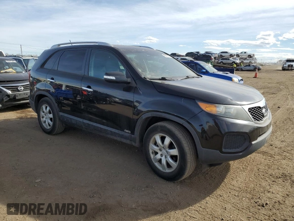 2012 Kia Sorento LX with VIN 5XYKTDA21CG196309, listed as a Copart auction lot 45978005 with 90,002 mi miles and Clean Title. Bid and sale history available at carsss.com. Image 4.