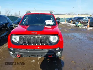 2022 Jeep Renegade Trailhawk with VIN ZACNJDC18NPN60863, listed as a IAAI auction lot 41610300 with 18,018 mi miles and . Bid and sale history available at DreamBid. Image 12.