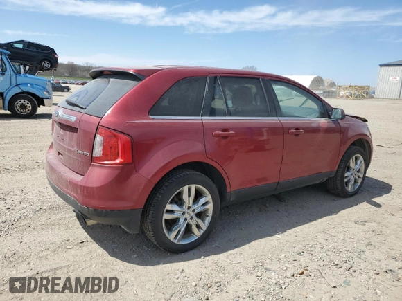 2013 Ford Edge Limited with VIN 2FMDK3KC3DBA45065, listed as a Copart auction lot 53884065 with 221,687 mi miles and Clean Title. Bid and sale history available at carsss.com. Image 3.