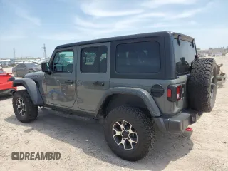 2022 Jeep Wrangler Unlimited Rubicon z VIN 1C4HJXFN6NW166278, wystawiony jako Copart lot #56745075 z przebiegiem 34 418 mil mil oraz Szkoda całkowita • Salvage title. Historia ofert i sprzedaży dostępna na DreamBid. Obrazek 2.