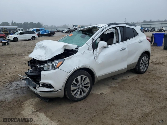 2020 Buick Encore Preferred with VIN KL4CJASBXLB007507, listed as a Copart auction lot 44773125 with 56,377 mi miles and Salvage Title. Bid and sale history available at carsss.com. Image 1.