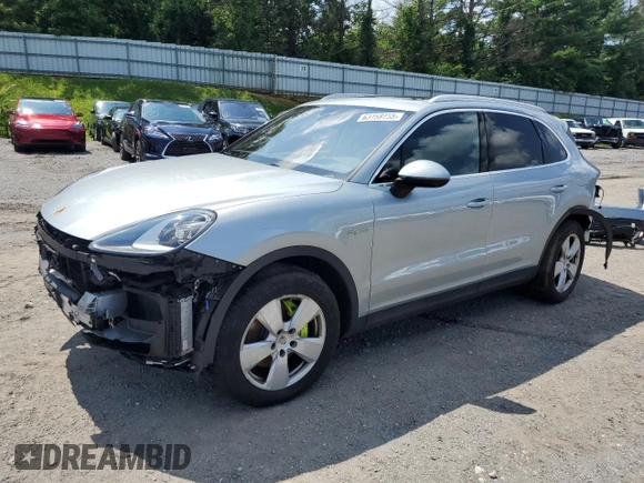 2021 Porsche Cayenne E-Hybrid with VIN WP1AE2AYXMDA24518, listed as a Copart auction lot 63158455 with Not provided miles and Salvage title. Bid and sale history available at DreamBid. Image 1.